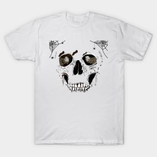 Hand drawn human skull T-Shirt